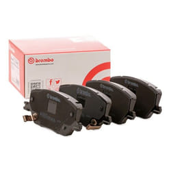 BREMBO P 23 164 Brake pad set with acoustic wear warning with brake caliper screws, with anti-squeak plate with accessories JEEP: Renegade Off-Road