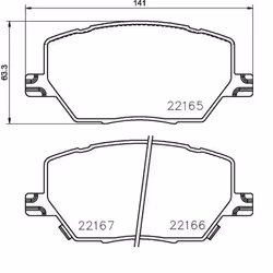 BREMBO P 23 164 Brake pad set with acoustic wear warning with brake caliper screws, with anti-squeak plate with accessories JEEP: Renegade Off-Road - Additional view 4