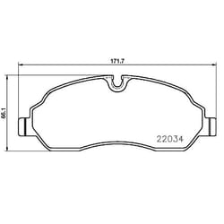 BREMBO P 24 171 Brake pad set incl. wear warning contact with brake caliper screws, with anti-squeak plate with accessories