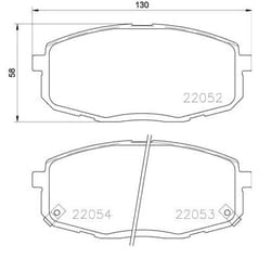 BREMBO P 30 077 Brake pad set with acoustic wear warning with piston clip, with anti-squeak plate with accessories HYUNDAI: Kona SUV, KIA: SOUL 2