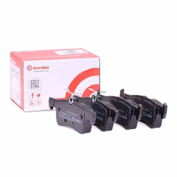 Brake pad set; BREMBO; excl. wear warning contact with anti-squeak plate without accessories; for PEUGEOT; 1611331480, 161979 ...