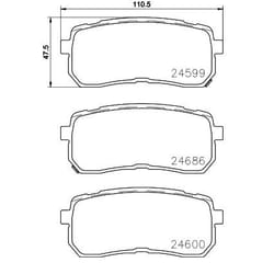 BREMBO P 30 080 Brake pad set with acoustic wear warning with piston clip, with anti-squeak plate with accessories KIA: SORENTO 3