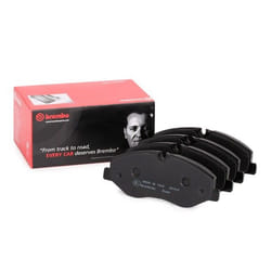 BREMBO P 50 129 Brake pad set prepared for wear warning indicator with anti-squeak plate without accessories MERCEDES-BENZ: Vito Tourer, V-Class