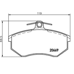 BREMBO P 99 026 Brake pad set excl. wear warning contact with brake caliper screws, with anti-squeak plate with accessories