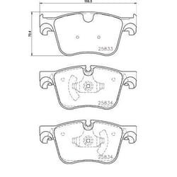 BREMBO P 61 127 Brake pad set PRIME LINE - Ring prepared for wear warning indicator with piston clip, with anti-squeak plate with accessories