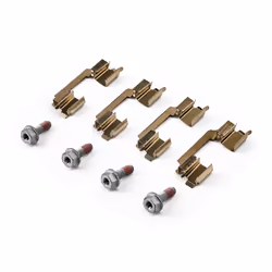 BREMBO P 50 130 Brake pad set prepared for wear warning indicator with brake caliper screws, with anti-squeak plate with accessories - Additional view 5