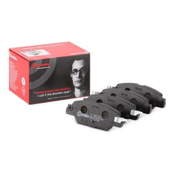 BREMBO P 49 053 Brake pad set with acoustic wear warning with anti-squeak plate without accessories MAZDA: CX-5 II, CX-5 I, MX-5 IV