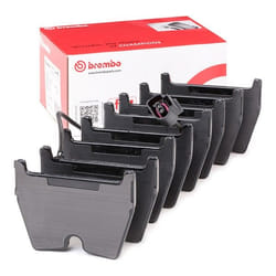 BREMBO P 85 152 Brake pad set incl. wear warning contact with anti-squeak plate without accessories AUDI: A3 Sportback, A3 Saloon, Q3