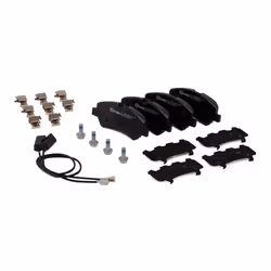 BREMBO P 24 187 Brake pad set incl. wear warning contact with brake caliper screws, with anti-squeak plate with accessories FORD: Transit Mk7 Van