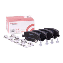 BREMBO P 23 170 Brake pad set with acoustic wear warning with brake caliper screws, with anti-squeak plate with accessories FIAT: Tipo Hatchback
