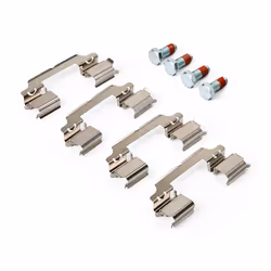BREMBO P 65 040 Brake pad set prepared for wear warning indicator with brake caliper screws, with anti-squeak plate with accessories PORSCHE: Macan - Additional view 5