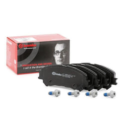 BREMBO P 68 067 Brake pad set excl. wear warning contact with brake caliper screws, with anti-squeak plate with accessories RENAULT: Megane 4