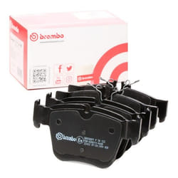 BREMBO P 50 133 Brake pad set prepared for wear warning indicator with anti-squeak plate without accessories MERCEDES-BENZ: GLC Off-Road