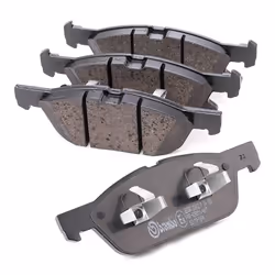BREMBO P 24 188 Brake pad set with acoustic wear warning with piston clip, with anti-squeak plate with accessories FORD: S-Max Mk2, Kuga Mk3