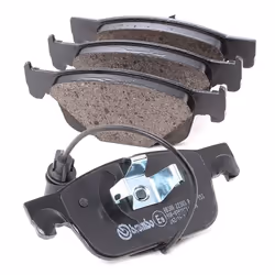 BREMBO P 85 153 Brake pad set incl. wear warning contact with piston clip, with anti-squeak plate with accessories AUDI: A4 B9 Avant, A4 B9 Saloon