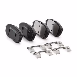 BREMBO P 30 086 Brake pad set with acoustic wear warning with piston clip, with anti-squeak plate with accessories KIA: SORENTO 3
