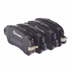 BREMBO P 49 055 Brake pad set with acoustic wear warning with anti-squeak plate without accessories MAZDA: 2 Hatchback