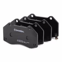BREMBO P 59 094 Brake pad set with acoustic wear warning with anti-squeak plate without accessories VAUXHALL: Corsa Mk4, Corsa Mk3, Corsavan Mk4