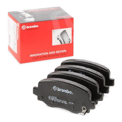 BREMBO P 37 020 Brake pad set with acoustic wear warning with brake caliper screws, with anti-squeak plate with accessories JEEP: Cherokee V