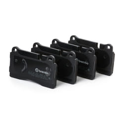 BREMBO P 85 159 Brake pad set prepared for wear warning indicator with anti-squeak plate without accessories SEAT: Leon ST Box Body / Estate