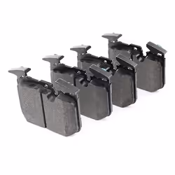 BREMBO P 06 096 Brake pad set prepared for wear warning indicator with anti-squeak plate without accessories, with counterweights BMW: 4 Convertible