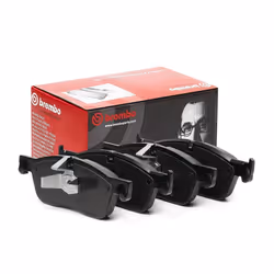 BREMBO P 44 026 Brake pad set prepared for wear warning indicator with piston clip, with anti-squeak plate with accessories - Additional view 4