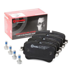 BREMBO P 85 161 Brake pad set excl. wear warning contact with brake caliper screws, with anti-squeak plate with accessories AUDI: Q7, A8 D4