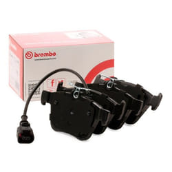 BREMBO P 85 162 Brake pad set incl. wear warning contact with anti-squeak plate without accessories AUDI: A3 Saloon, A3 Sportback, TT Coupe