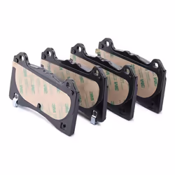 BREMBO P 24 202 Brake pad set with acoustic wear warning with anti-squeak plate without accessories FORD: FOCUS 3