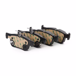 Brake pad set; BREMBO; with acoustic wear warning with anti-squeak plate without accessories; for FORD; 2209329, 5181858, 533 ...