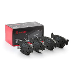 BREMBO P 78 026 Brake pad set with acoustic wear warning with anti-squeak plate without accessories SUBARU: XV II, Outback V, Levorg I
