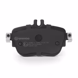 BREMBO P 50 136 Brake pad set prepared for wear warning indicator with brake caliper screws, with anti-squeak plate with accessories