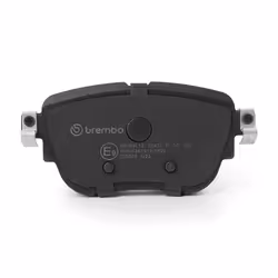 BREMBO P 50 136 Brake pad set prepared for wear warning indicator with brake caliper screws, with anti-squeak plate with accessories