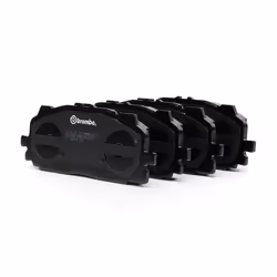 Brake pad set; BREMBO; prepared for wear warning indicator with piston clip, with anti-squeak plate with accessories; for AUD ...