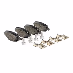 BREMBO P 23 179 Brake pad set with acoustic wear warning with brake caliper screws, with anti-squeak plate with accessories FIAT: Tipo Hatchback