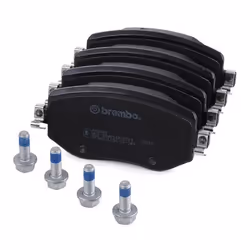 BREMBO P 68 068 Brake pad set excl. wear warning contact with brake caliper screws, with anti-squeak plate with accessories RENAULT: Megane 4