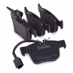 BREMBO P 23 180 Brake pad set incl. wear warning contact with anti-squeak plate without accessories MASERATI: Quattroporte VI, Levante Off-Road
