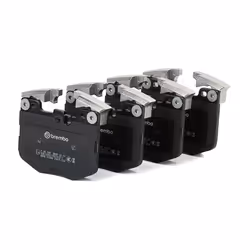 Brake pad set; BREMBO; prepared for wear warning indicator without accessories, with counterweights; for BMW, TOYOTA, ALPINA; ...