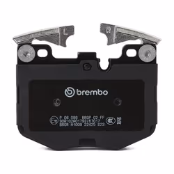 BREMBO P 06 099 Brake pad set prepared for wear warning indicator without accessories, with counterweights BMW: Z4 Roadster, 7, X3, TOYOTA: Supra V