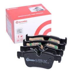 BREMBO P 86 030 Brake pad set prepared for wear warning indicator with anti-squeak plate without accessories VOLVO: V90 II Estate, V60 II, XC60 II
