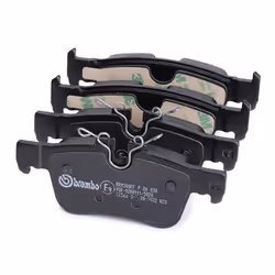 BREMBO P 86 030 Brake pad set prepared for wear warning indicator with anti-squeak plate without accessories VOLVO: V90 II Estate, V60 II, XC60 II