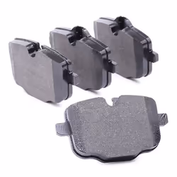BREMBO P 06 101 Brake pad set prepared for wear warning indicator with brake caliper screws, with anti-squeak plate with accessories BMW: 5 Saloon - Additional view 4