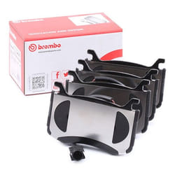 BREMBO P 23 183 Brake pad set incl. wear warning contact with anti-squeak plate without accessories ALFA ROMEO: Giulia Saloon, Stelvio