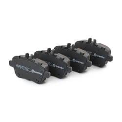 BREMBO P 50 140 Brake pad set prepared for wear warning indicator with brake caliper screws, with anti-squeak plate with accessories