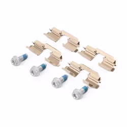 BREMBO P 50 140 Brake pad set prepared for wear warning indicator with brake caliper screws, with anti-squeak plate with accessories - Additional view 6