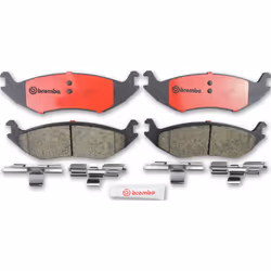 Brembo P18010N Premium Ceramic Rear Disc Brake Pad Set CHRYSLER/DODGE/RAM OE# 05093706AA