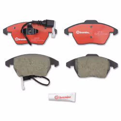 Brembo P85075N Premium Ceramic Front Disc Brake Pad Set AUDI/SEAT/SKODA/SPYKER/VW/VW FAW OE# 1K0698151C