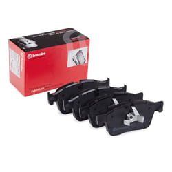 BREMBO P 36 031 Brake pad set prepared for wear warning indicator with piston clip, with anti-squeak plate with accessories JAGUAR: F-Pace, XF Saloon