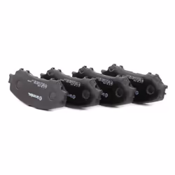 BREMBO P 56 099 Brake pad set with acoustic wear warning with anti-squeak plate without accessories NISSAN: Qashqai 2, X-Trail, RENAULT: Kadjar