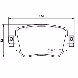 BREMBO P 85 140 Brake pad set excl. wear warning contact with brake caliper screws, with anti-squeak plate with accessories VOLKSWAGEN: Polo VI - Additional view 4